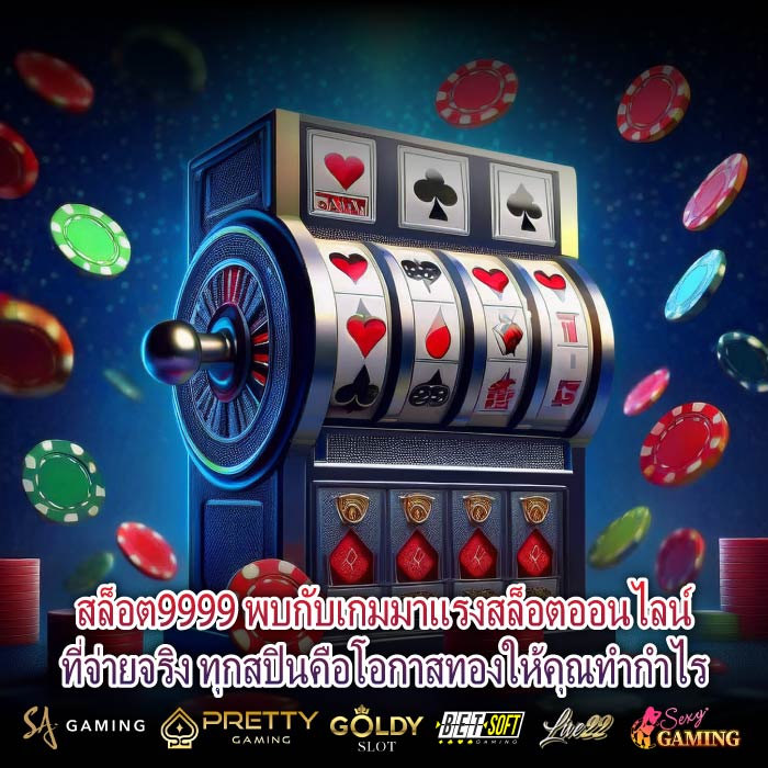 สล็อต9999 พบกับเกมมาแรงสล็อตออนไลน์ที่จ่ายจริง ทุกสปินคือโอกาสทองให้คุณทำกำไร